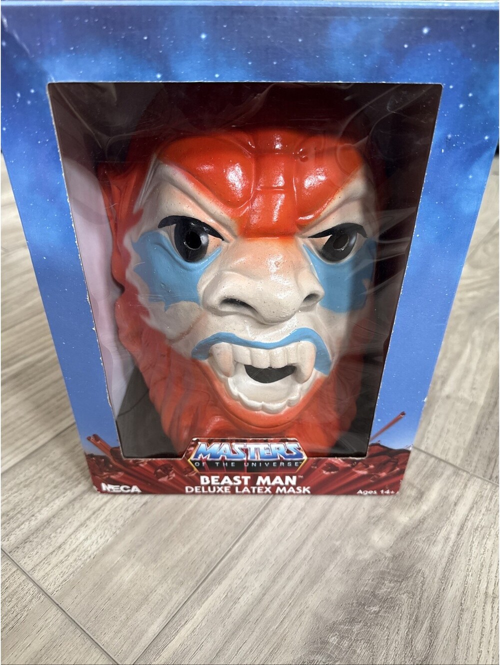 Masters of the Universe - Beast Man Figure Deluxe Latex Mask - NECA 2022 NIB